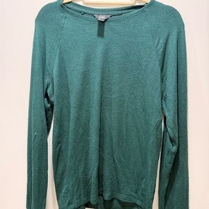 Athleta Teal Long Sleeve Top 0114